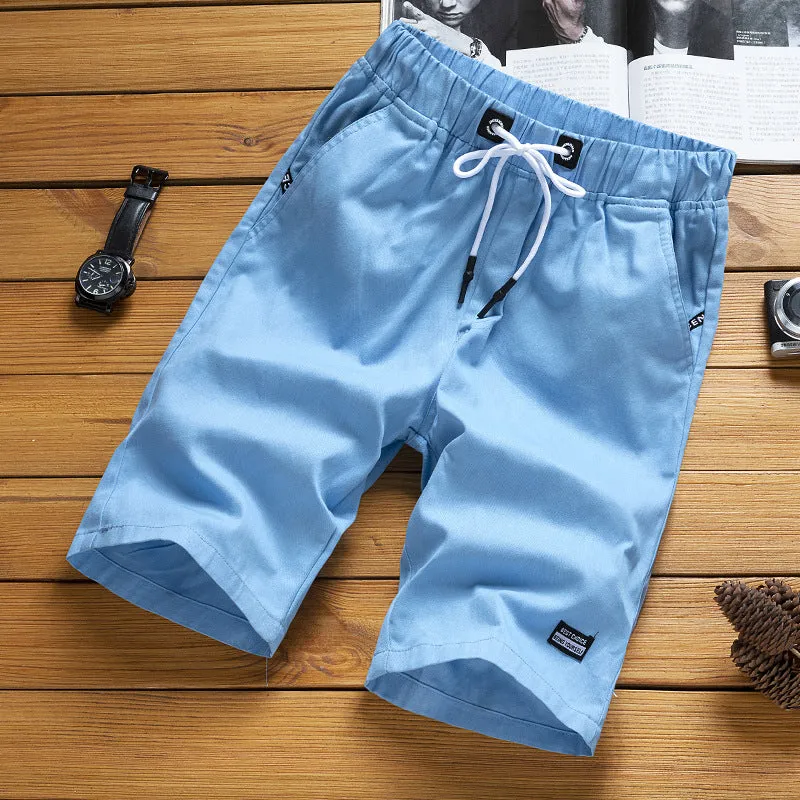 Casual Pants Men Korean Trendy Shorts Summer Beach Slim Look Bermuda Shorts