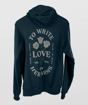 Roses Zip Hoodie
