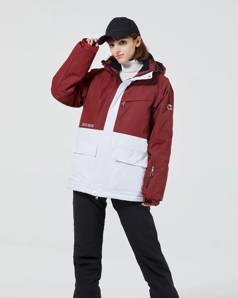 Women's Arctic Queen Practical Winter Sports Jacket Waterproof Snowboard Jacket
